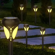 6 St&uuml;ck BoxRice LED Solarlampen mit Erdspie&szlig;
