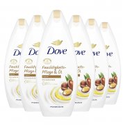6 St&uuml;ck Dove Duschgel Feuchtigkeits-Pflege & &Ouml;l Pflegedusche 250 ml