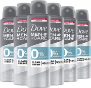 6 St&uuml;ck Dove Men+Care Deo Spray Clean Fresh Deo ohne Aluminium