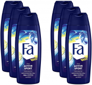6 St&uuml;ck Fa Men Active Sport 250 ml Duschgel revitalisierend