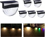 6 St&uuml;ck iShabao LED Solar Gartenleuchten