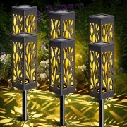 6 St&uuml;ck One Fire LED Solarleuchten