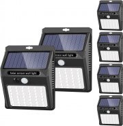 6 St&uuml;ck SEZAC LED Solarlampen mit Bewegungsmelder