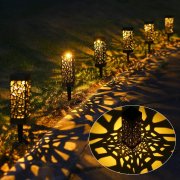 6 St&uuml;ck Tomshine LED-Solar-Gartenleuchten