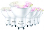 6 St&uuml;ck Wiz Full Color Spot Beam RGB WLAN GU10 LED-Strahler mit Alexa, Siri und Google Assistant