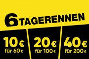 6 Tage Rennen mit 10 Euro bis 40 Euro Staffel-Rabatt auf &uuml;ber 70.000 Artikel bei Galeria