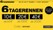 6 Tage Rennen mit bis zu 40 Euro Rabatt auf fast alles bei Galeria Karstadt Kaufhof