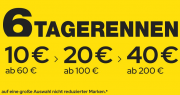 6 Tage Rennen mit bis zu 40 Euro Rabatt auf fast alles bei Galeria Karstadt Kaufhof