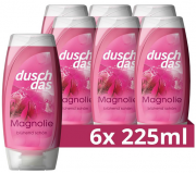 6 x 225 ml Duschdas Duschgel Magnolie mit verw&ouml;hnender Duftformel