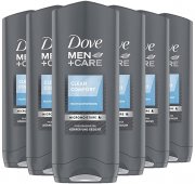 6 x 250 ml Dove Men+Care Clean Comfort Duschgel