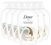 6 x 250 ml Dove Pflegende Hand-Waschlotion Fl&uuml;ssigseife mit Kokos- und Mandelduft