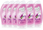 6 x 250 ml Duschdas Damen Duschgel Magnolie mit nat&uuml;rlich frischem Magnolienduft