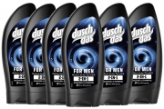 6 x 250 ml Duschdas Duschgel & Shampoo f&uuml;r M&auml;nner mit sportlich frischem Duft
