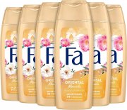 6 x 250 ml Fa Oriental Moments Duschgel mit dem zarten Duft von W&uuml;stenrose & Sandelholz