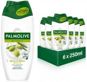 6 x 250 ml Palmolive Duschgel Naturals Olive & Milch geeignet f&uuml;r jeden Hauttyp