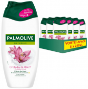 6 x 250 ml Palmolive Duschgel Naturals Orchidee & Milch