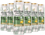 6 x 250 ml Pantene Pro-V Miracles Grow Strong Haarpflege Shampoo mit Biotin & Bambus