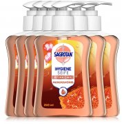 6 x 250 ml Sagrotan Handseife mit frischem Duft nach Mandelbl&uuml;ten und Manukahonig