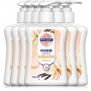 6 x 250 ml Sagrotan Handseife Vanille und Cashmere