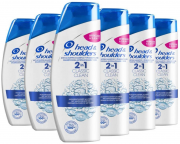 6 x 250ml Head & Shoulders Classic Clean 2-in-1 Anti-Schuppen Shampoo