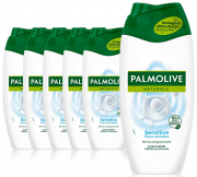 6 x 250ml Palmolive Duschgel Naturals Sensitive mit Feuchtigkeitsmilch