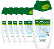 6 x 250ml Palmolive Duschgel Naturals Sensitive mit Feuchtigkeitsmilch