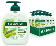 6 x 300 ml Palmolive Handseife Hygiene-Plus Sensitive mit Aloe Vera
