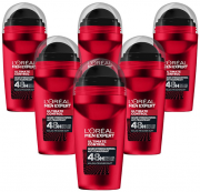 6 x 50 ml L'Or&eacute;al Men Expert Deoroller f&uuml;r M&auml;nner ohne Alkohol