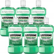 6 x 500 ml LISTERINE Fresh Mint antibakterielle Mundsp&uuml;lung