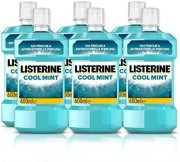 6 x 600 ml Listerine Cool Mint antibakterielle Mundsp&uuml;lung