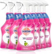 6 x 750 ml Sagrotan Allzweck-Reiniger Bl&uuml;tenfrische & Gr&uuml;ner Apfel