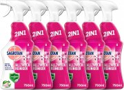 6 x 750 ml Sagrotan Allzweck-Reiniger Bl&uuml;tenfrische & Gr&uuml;ner Apfel