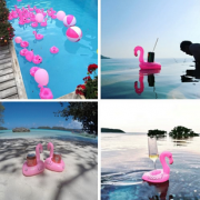 6 zauberhafte Flamingo Getr&auml;nkehalter f&uuml;r zuckers&uuml;&szlig;e 3,89 Euro inkl. Versand bei Tomtop