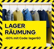60% Rabatt auf das komplette Sortiment f&uuml;r Damen, Herren und Kinder bei Dress For Less