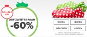 60% Rabatt erhalten beim Einkfauf von 2 Crocs