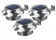 3er Set easymaxx Solar Dachrinnenleuchten f&uuml;r 22,99 &euro;