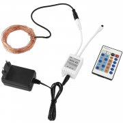 LED Lichterkette 10 Meter 100 LEDs mit Fernbedienung f&uuml;r 3,99 EUR