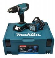 Makita Akku-Schlagbohrschrauber 18 V / 1,5 Ah inklusive Akku-Lampe, DHP453RYLJ