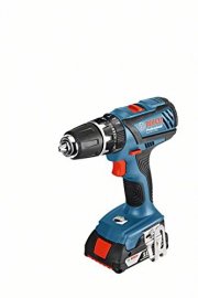 Bosch Professional GSB 18-2-LI Plus Akku-Schlagbohrschrauber, 2 x 2,0 Ah Akku, 