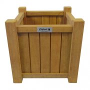 Blumenk&uuml;bel 35 x 35 x 35cm aus Bangkiraiholz nur 14,99 &euro;