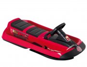 Hamax Rodelschlitten Snow Fire Doppelsitzer, Rot/Schwarz, 505520 