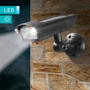 Wer kommt denn da.. Easymaxx Solar-Sicherheitsstrahler zeigt es an