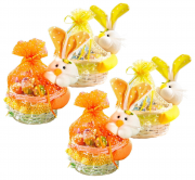 4x Weide Osterkorb mit H&auml;schen nur 9,99 &euro;