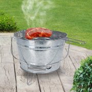 F&uuml;r den Spa&szlig; zu Zweit... 2-teiliger Mini-Grill mit Rost