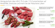 Fleischerei L&ouml;ken Gutscheine - 50 % Rabatt auf Wertgutscheine