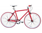 Micargi 28" Singlespeed Fitnessrad rot Rahmenh&ouml;he 48cm Fahrrad