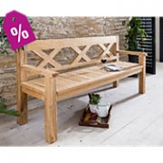  BUKATCHI Bank Sunday Teak, 3 Sitzer 
