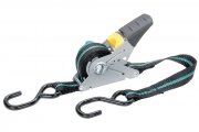 Wolfcraft 3271000 Ratschen-Bandspanner mit Haken und Bandaufwicklung