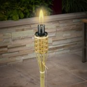 6er-Set Bambus-Gartenfackeln