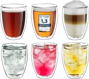 6er Creano doppelwandiges 400ml XXL Gl&auml;ser-Set